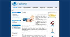 Desktop Screenshot of abbracciodonorione.it